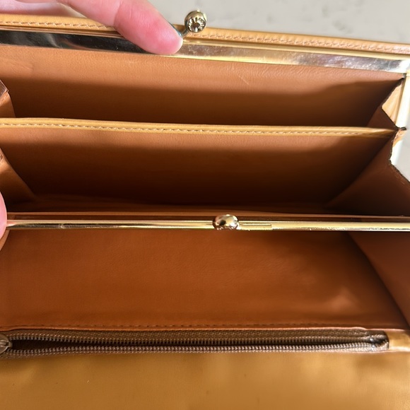 Celine Macadam Pattern Bi-Fold Long Wallet PVC & Leather Beige Tea Brown. - Picture 9 of 9